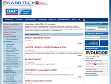 Tablet Screenshot of karb-tech.hu